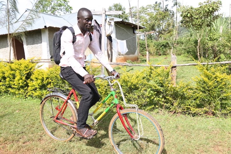 Felix Riding a Bicycle